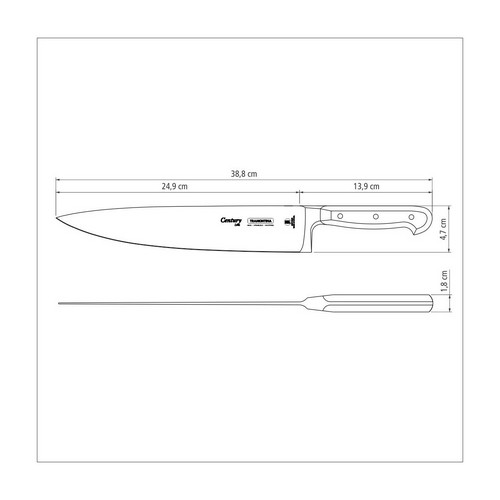 Cuchillo de Cocina Tramontina Century 24011 10"