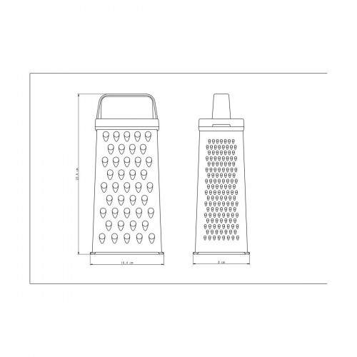 Rallador Tramontina Utilita 25110 Inox. 4 lados