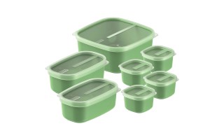 Envases para Alimentos Tramontina MixColor 7pzs Verde Envases para Alimentos Tramontina MixColor 7pzs Verde