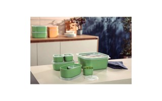 Envases para Alimentos Tramontina MixColor 7pzs Verde Envases para Alimentos Tramontina MixColor 7pzs Verde