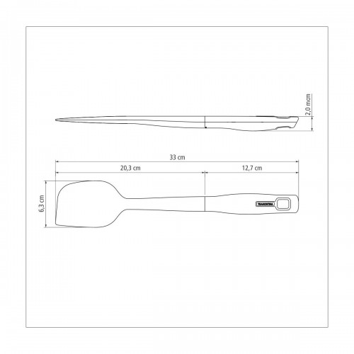 Espatula Tramontina Verano 25575 33cm Gris