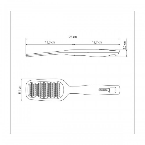 Rallador Tramontina Verano 25580 26cm Gris