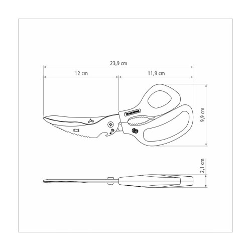 Tijera de Cocina Tramontina Supercort 25919 8'' 20cm