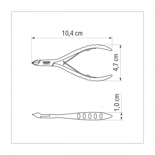 Alicate Cortacuticulas Tramontina 25960 Inox.