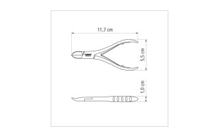 Alicate Cortauñas Tramontina 25961 Inox. Alicate Cortauñas Tramontina 25961 Inox.
