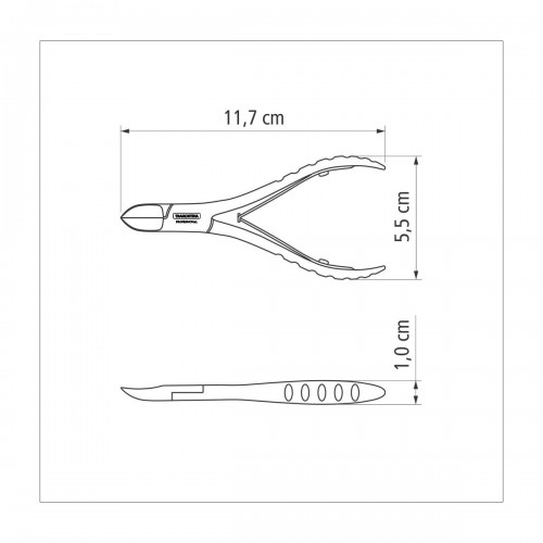 Alicate Cortauñas Tramontina 25961 Inox.