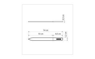 Lima de Uñas Tramontina 25964 14cm con Estuche Lima de Uñas Tramontina 25964 14cm con Estuche