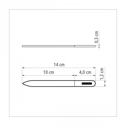 Lima de Uñas Tramontina 25964 14cm con Estuche