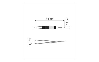 Pinza para Depilar Cejas Tramontina 25967 Recta Inox Pinza para Depilar Cejas Tramontina 25967 Recta Inox