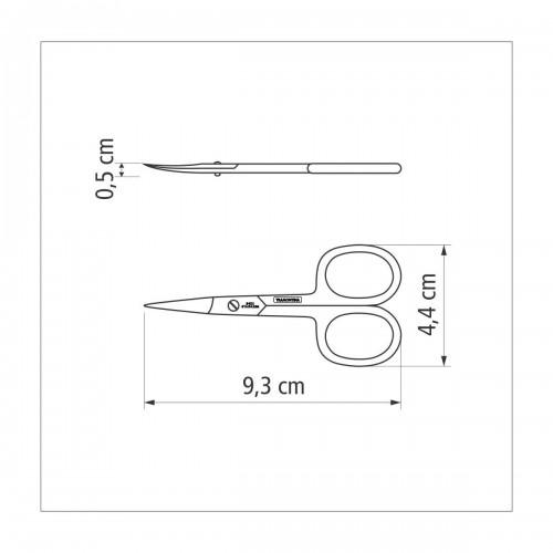 Tijera Cortauñas Tramontina 25970 Inox. 3,5''