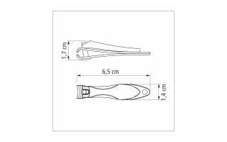 Cortauñas con Lima Tramontina 25974 Inox. 6,5cm Cortauñas con Lima Tramontina 25974 Inox. 6,5cm