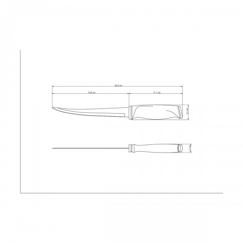 Cuchillo para Filetear Tramontina Fish 26053 6"