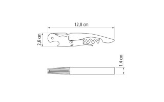 Sacacorchos con Cortacápsulas Tramontina Harmoniza 26337 