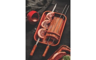 Pincho Doble para Asado Tramontina Churrasco 26419 75cm Pincho Doble para Asado Tramontina Churrasco 26419 75cm