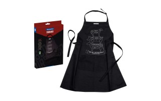 Delantal Tramontina Churrasco 26466 Algodón Negro Delantal Tramontina Churrasco 26466 Algodón Negro