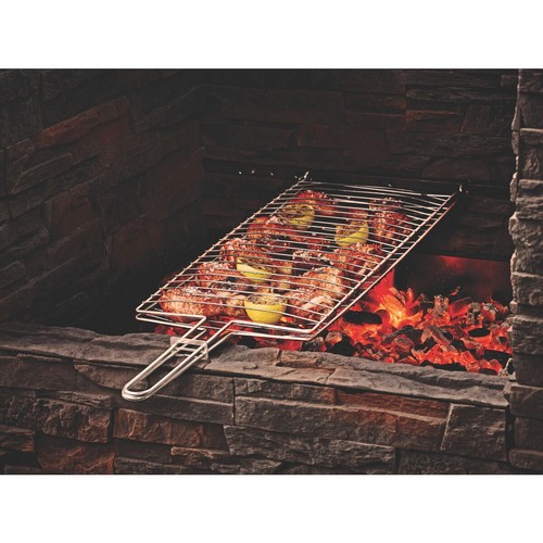 Parrilla p/ Asado Tramontina 26480 Acero Inox. 72x22cm