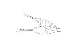 Parrilla para Asado Tramontina Churrasco 26483 71cm Inox.