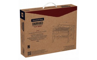 Parrilla a Carbón Tramontina 26500 TCP-380 Negro