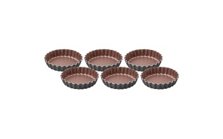 Moldes para Tartas Individuales Tramontina Vermont 6pzs