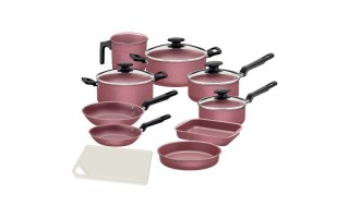 Juego de Ollas Tramontina Turquía 27899 10pzs Rosa Juego de Ollas Tramontina Turquía 27899 10pzs Rosa