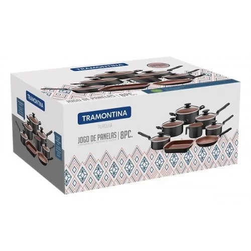 Juego de Ollas Tramontina Turquía 27899/105 8 Piezas