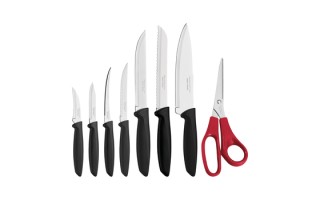 Cuchillos y Tijera Tramontina Plenus 29899 8pzs Negro