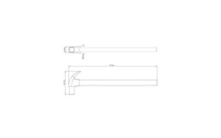 Martillo con Uña Largo Tramontina Master 40380 29mm Martillo con Uña Largo Tramontina Master 40380 29mm