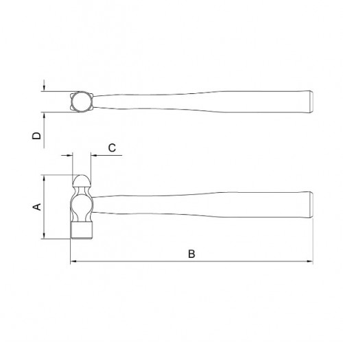 Martillo Bola Tramontina Pro 40400 500g