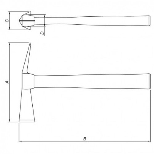 Martillo Albañil Tramontina Master 40458 500g