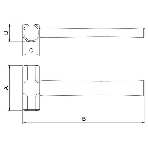 Mazo Tramontina Pro 40500 Octogonal 1500g