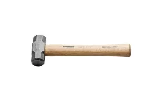 Martillo pesado de carpintero de madera de nogal americano de superficie  fresada de 19 oz