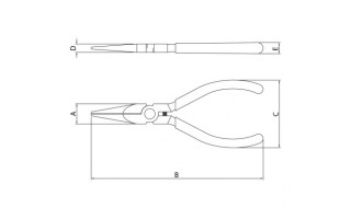Pinza Punta Fina Tramontina 5