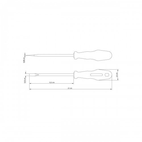 Destornillador Plano Tramontina Master 1/8x5"