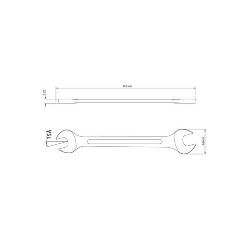 Llave de Boca Tramontina Master 42006 30x32mm