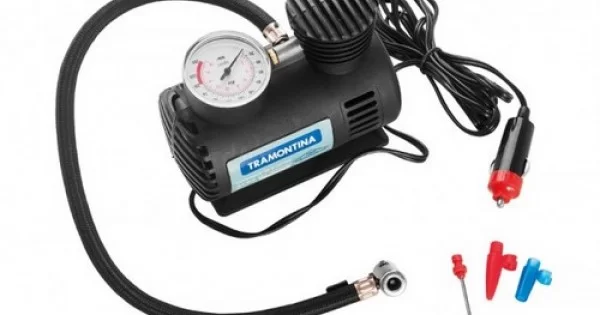 Compressor de Ar Portátil 12V 50W TRAMONTINA 42330