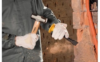 Cincel Corta-Hierro Tramontina Master Hex. 10" con Empuñadura