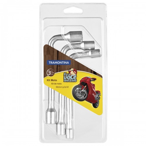 Llaves Pipa Tramontina 42808 Kit para Motocicleta 3pzs