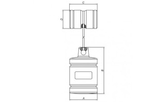 Plomada Tramontina Master 43180 500g Plomada Tramontina Master 43180 500g
