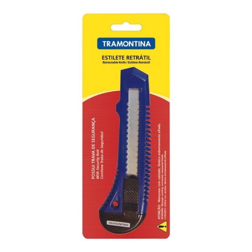 Cutter Tramontina DIY 43390 Basic 18mm 6" Azul