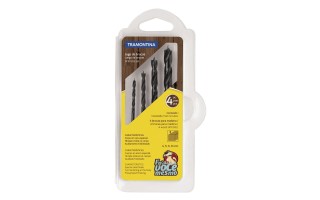 Mechas para Madera Tramontina DIY 43408 4pzs 4-8mm Mechas para Madera Tramontina DIY 43408 4pzs 4-8mm