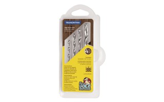 Mechas para Concreto Tramontina DIY 43408 4pzs 4-8mm Mechas para Concreto Tramontina DIY 43408 4pzs 4-8mm