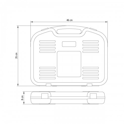 Herramientas Tramontina DIY 43410 con Maletín 30pzs