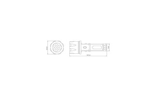 Linterna Tramontina 43757 LED Dx2 Linterna Tramontina 43757 LED Dx2