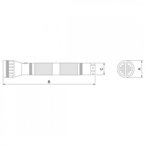 Linterna 34 LEDs Tramontina 3D