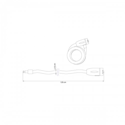 Candado para Motocicletas Tramontina 43789 1,2m