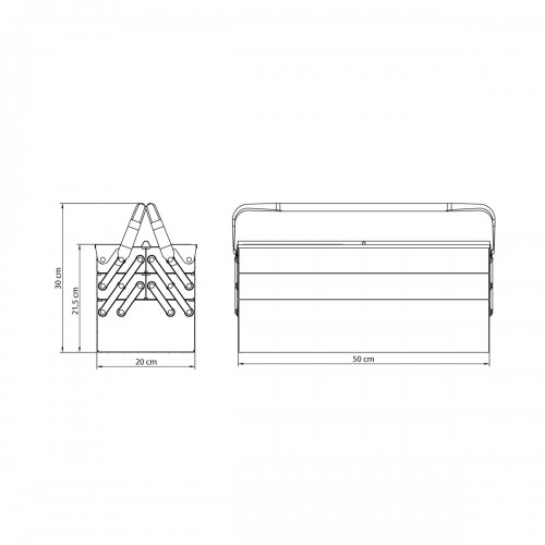 Caja de Herramientas Tramontina Master 5 comp.