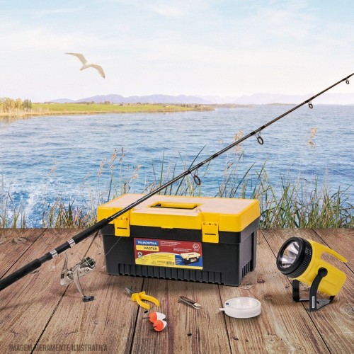 Caja de Pesca Tramontina con Anzuelos y Plomadas 100pzs