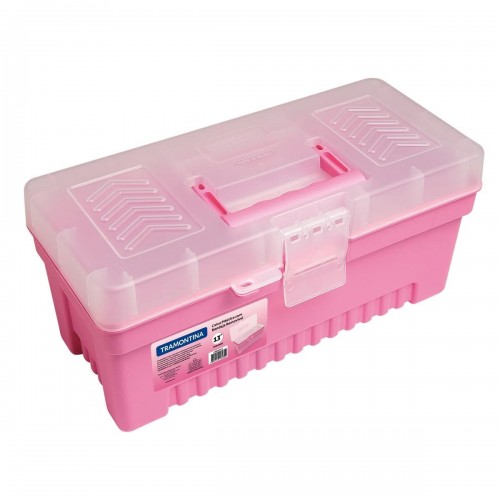 Caja de Herramientas Tramontina 43804 Plástico 33cm Rosa