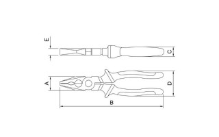 Pinza Universal Tramontina Pro 4400 8" Pinza Universal Tramontina Pro 4400 8"