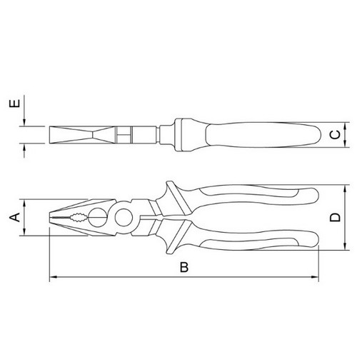 Pinza Universal Tramontina Pro 4400 8"